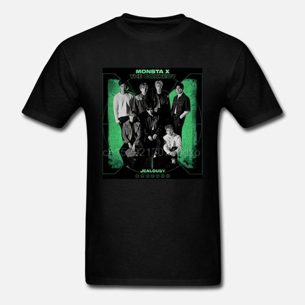 

new monsta x shirt world tour 2020 us dates fanmade size m-2xl(2, White;black