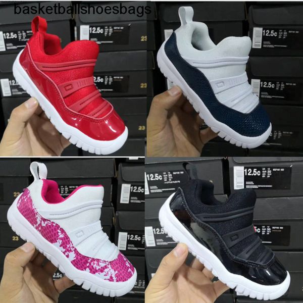 

новорожденный 11s маленький flex ps новые кроссовки black gym red a 11 черный красный kid дошкольные обувь розовый змеиной малышей баскетбол