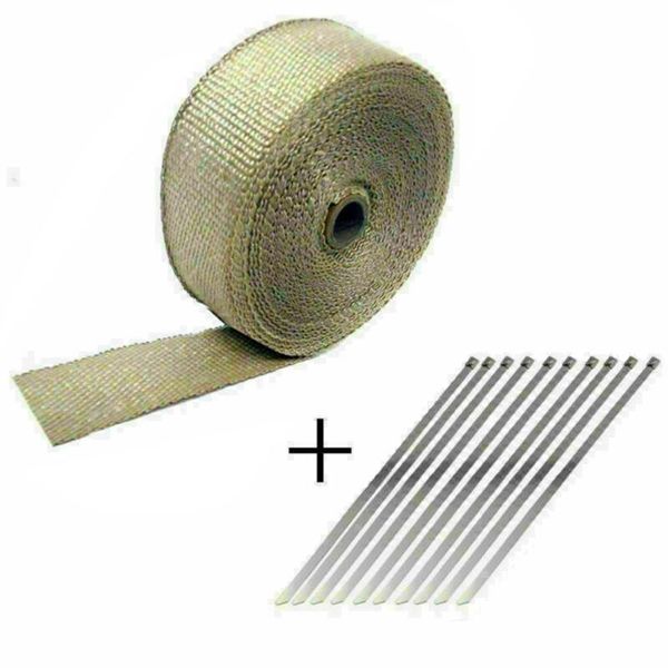 

cotton tape exhaust pipe wrap parts motorcycle bandage thermal 5 meters