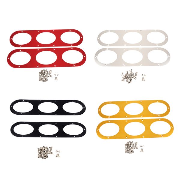 

8pieces rear bumper race air diversion diffuser panel kits for universal car