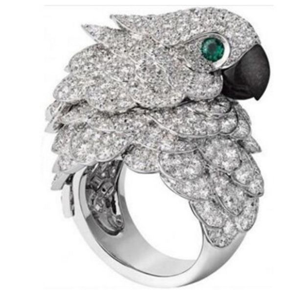 

5pcs/lots noble 925 silver owl women's ring 6--10bb, Golden;silver