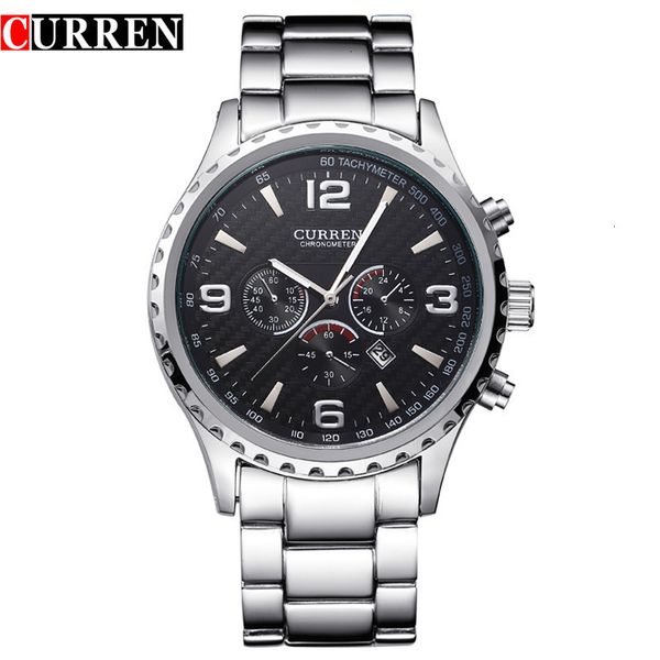 

new wristwatch geneva role diamond watch wrist male steel bring fashion waterproof quartz mens automatic casual mechanical watches master, Slivery;brown
