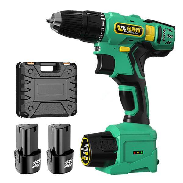 

12v multifunction electric drill nut gun wood screw driver household cordless drill torque electric screwdriver power tools