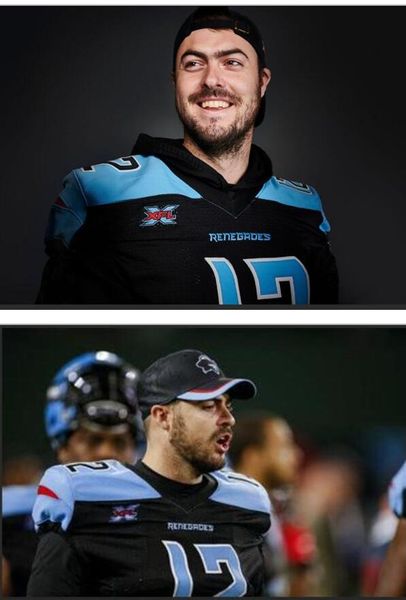 

rare custom xfl new style 2020 dallass renegades #12 landry jones college xfl football jersey size s-4xl or custom any name or number jersey, Black;red