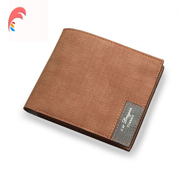 

yojessy wallet men purse money bag fashion pu soft leather male wallet card holder hasp coin pocket slim purse men, Red;black