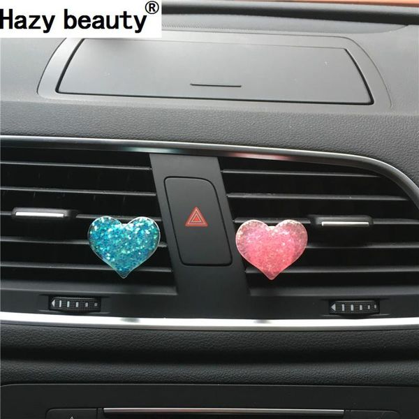 

hazy beauty heart car perfume lovely lady car air conditioning accessories air freshener car-styling perfumes 100 originais