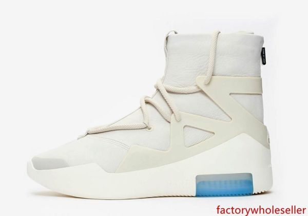 

топовая заводская версия fear of god grey high top shoes 2019 высококачественная дизайнерская баскетбольная обувь с молнией на спине