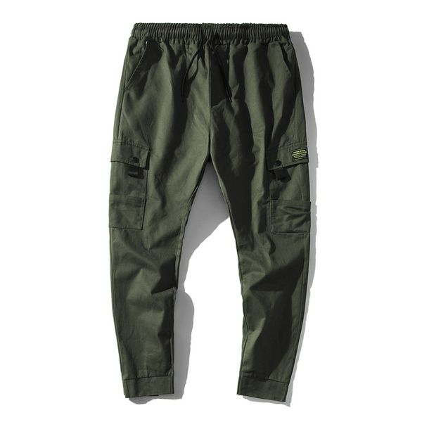 

2020 new season designer brand hip hip streetwear mens joggers pants capris oversize loose pant trousers elastic waist b101761v, Black