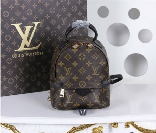 

Leather new palm pring backpack mini handbag bag bag