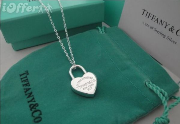 

2019 925 ilver fa hion jewelry necklace original packaging gift boxe