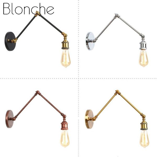 

blonche retro wall lamp e27 wall sconce light industrial gold for living room corridor home decor lighting vintage loft fixture