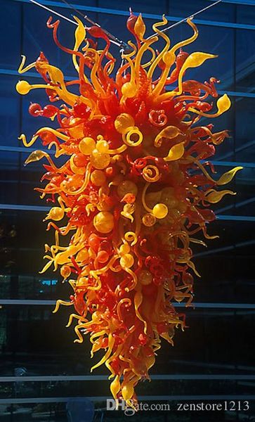 

100% ручной работы выдувного муранского стекла art люстра чихули стиль светодиодный источник света ce ul сертификат стеклянные люстры лампы