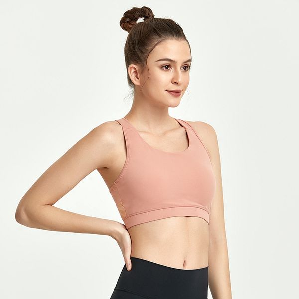 

tight and seamless shockproof gather yoga sports bra woman beauty back breathable push up seamless fitness vest active wear, White;black