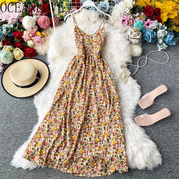 

oceanlove 2020 vestidos цветочные элегантный v шеи sexy backles женщины платье высокой талией отдыха robe летние платья-линия 16747, Black;gray