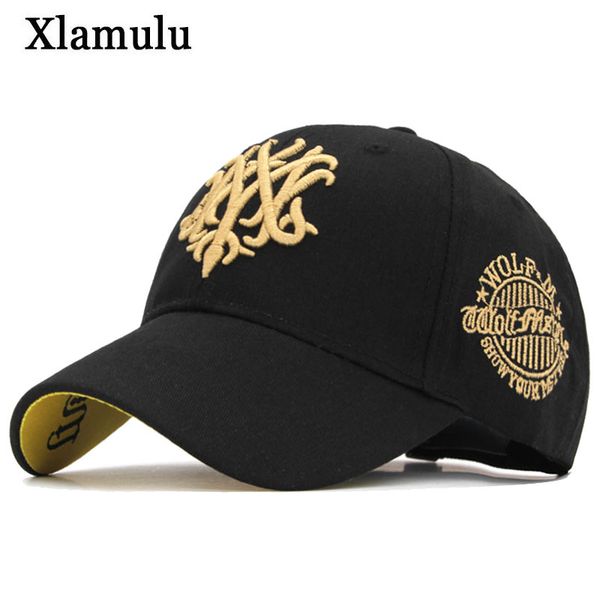 

xlamulu fashion baseball cap snapback wolf hats for men casquette women bone casual hat gorras fitted plain male hat dad caps, Blue;gray