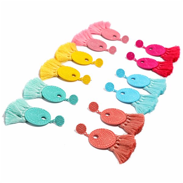 

европа сша популярные ретро сектор серьги кисточкой женская личность преувеличены серьги темперамент модные женские аксессуары подарок, Silver