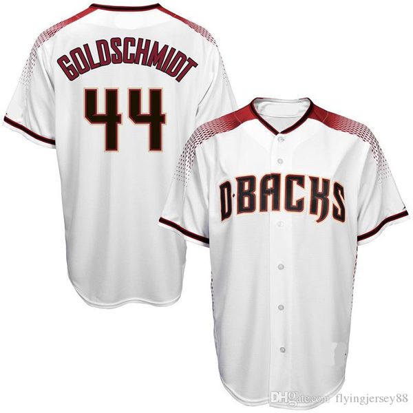 

44 Paul Goldschmidt Diamondbacks Jersey Men 51 Randy Johnson Embroidery Baseball Jer