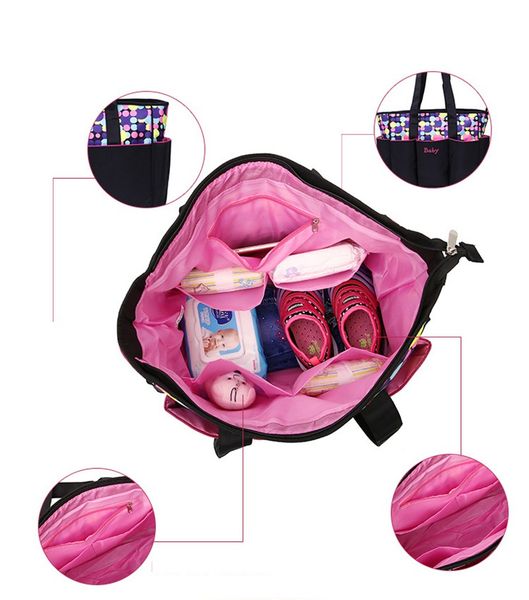 

imbaby 5 diaper diaper for mom pcs bags rganizer bag bag mom baby large backpack for baby maternity wet backpack hoivp, Red;black