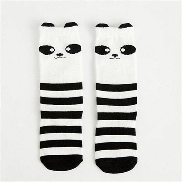 

lovely express anti slip cartoon fox kids baby socks knee girl boy baby toddler socks animal infant soft cotton socks 0 to 6 y, Pink;yellow