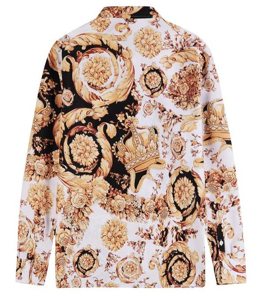 

дизайнерская европейская версия рубашки с длинными рукавами новый бренд горячие качественные топы летние мужские частные пользовательские по, White;black