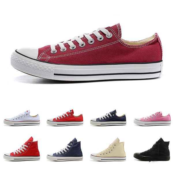 

canvas sneakers designer shoes 1970s black white navy blue red fashion men women casual skateboard shoe