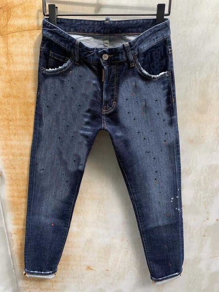 

mens designer jeans denim jean black ripped pants pour hommes men s italy fashion brand biker motorcycle rock revival jeans a65, Blue
