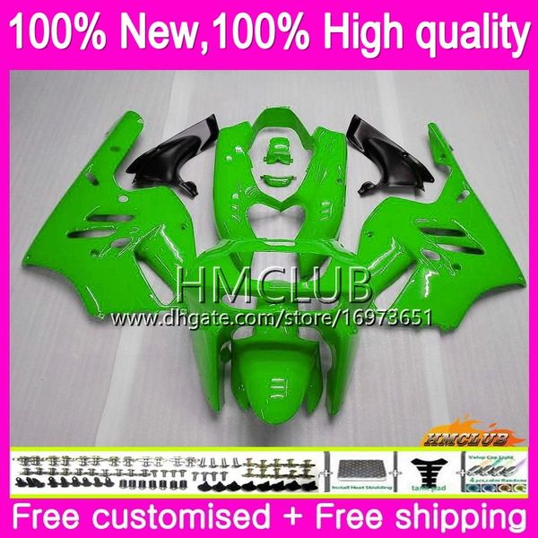 

body for kawasaki zx 9r zx900 cc zx-9r 94 95 96 97 kit 69hm.23 zx900cc zx 9 r 94 97 900cc zx9r 1994 1995 1996 1997 full glossy green fairing