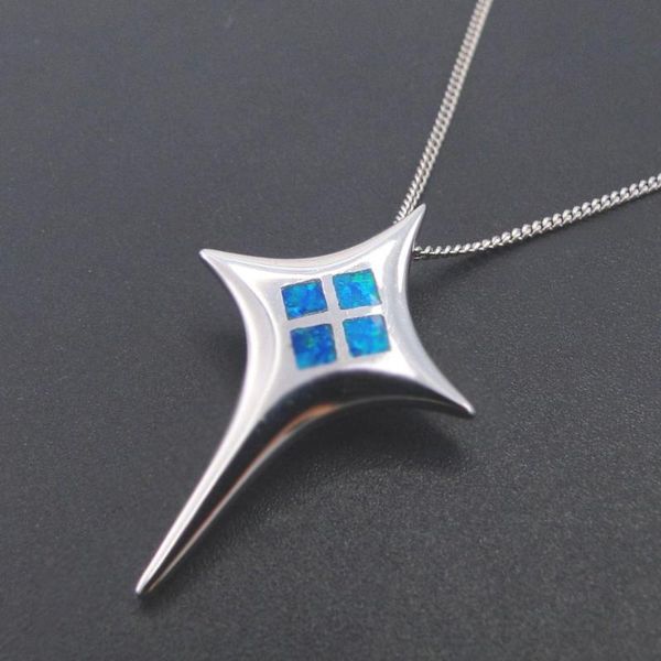 

beautiful cross pendant 925 sterling silver fire opal pendant necklace for gift party engagement anniversary jewelry