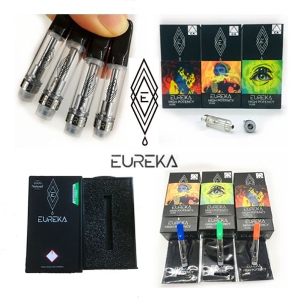 

Eureka Vape Тележка Картриджи 0,8 мл / 1,0 мл Vape Pen Тележка восковые / Магнитный Box 510 Thread Vapor Керамического Совет Керамические Coil Пустые Форсунки