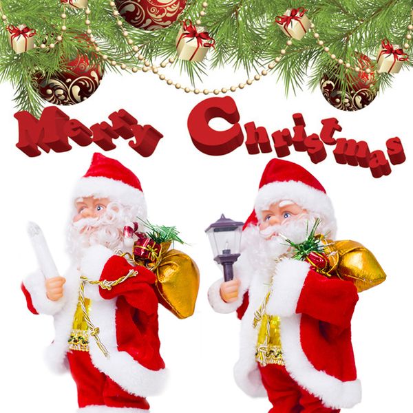 Dancing Santa Claus Toy Event Christmas Day Plastic Electric Santa