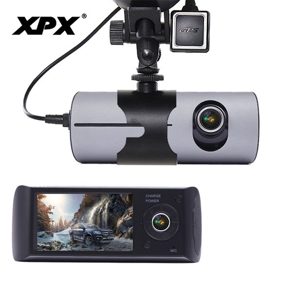 

dash cam xpx r300 car dvr car camera gps hd two camera
