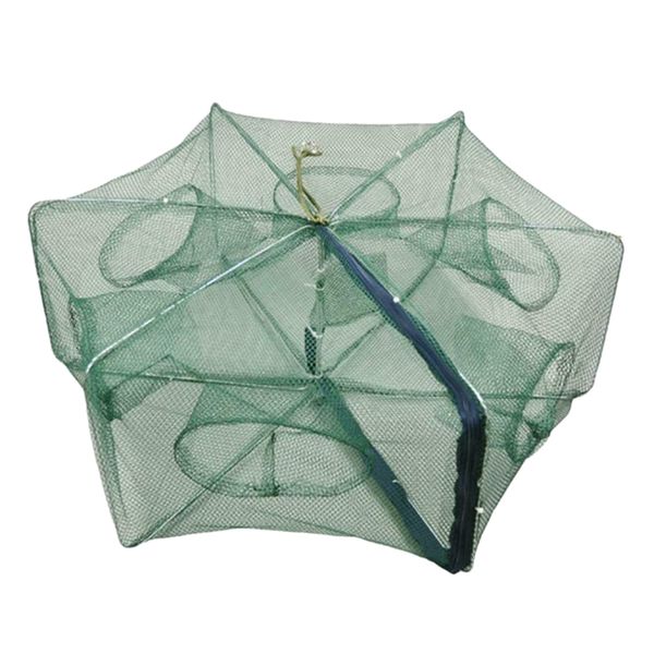 

portable collapsible fishing net trap landing net trap cast dip cage automatic for fish crabnet