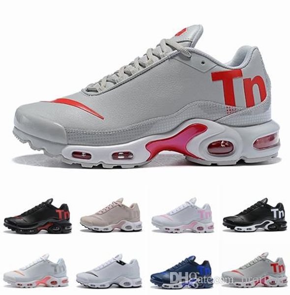 

2018 новый mens женщин mercurial plus tn ультра se черный белый розовый desinger кроссовки кожа мужчин тнс спорт на открытом воздухе кроссов