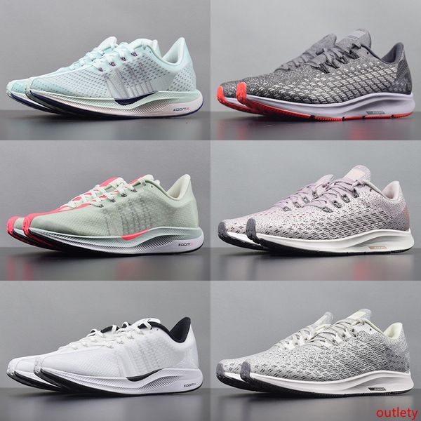 

2019 pegasus 35 turbo fly running shoes mens new air mesh zoomx react runners womens knit black white pink trainers size 36-45