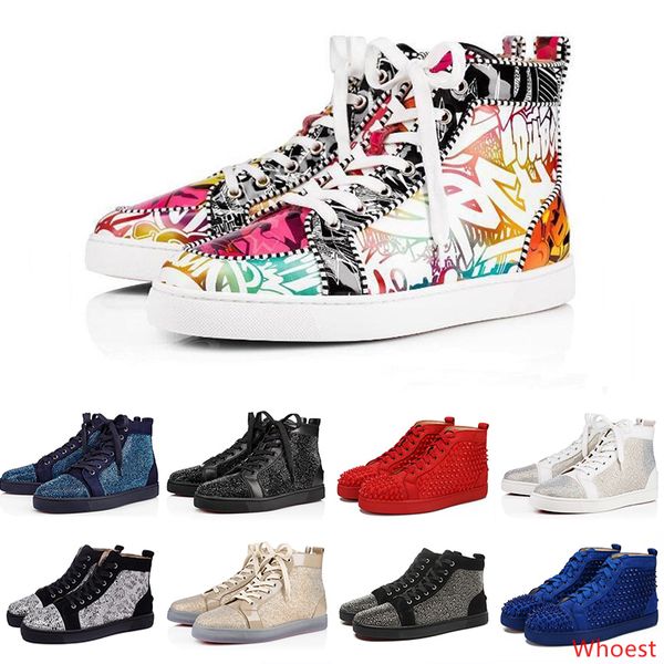 

2019 ace brand fashion designer studded spikes flats shoes shoes for men and women party lovers genuine leather sneakers