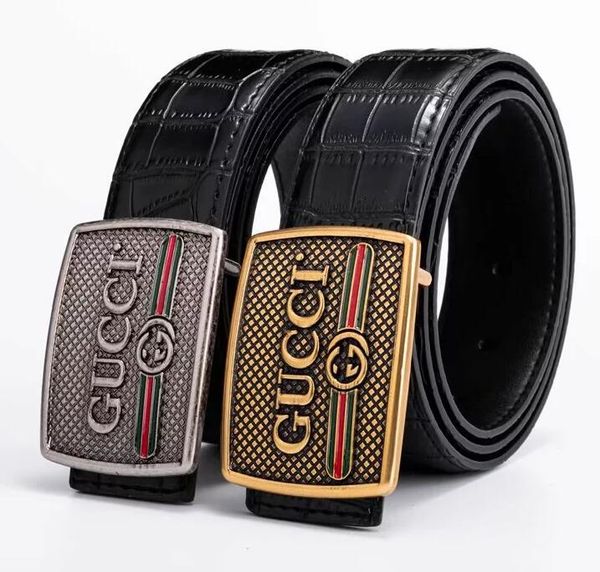 

2019 letter copper buckle belt for men, women's belt jeans r3, Black;brown