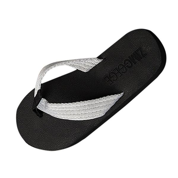 

multi-color optional men indoor outdoor flip flops summer beach men slipper casual weaving fashion flat land home shoes a40, Black