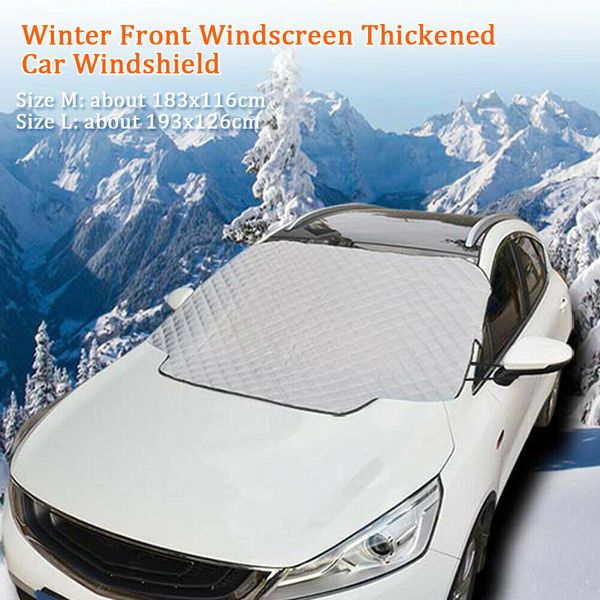 

waterproof car windshield front windscreen anti uv ice frost guard magnetic thickened snow cover winter aluminum foil sun shade
