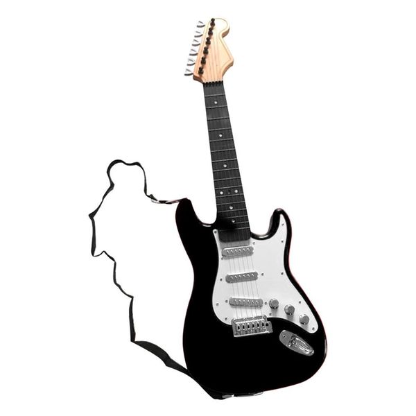 

simulation dual mode induction electric guitar children's musical instrument with shoulder strap educational toys