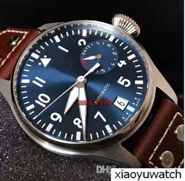 

Best Quality Luxury Wristwatch Big Pilot Midnight Blue Dial IWw500916 Automatic Men's Watch 46MM Mens Watch Watches