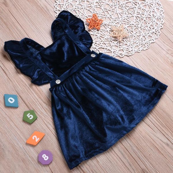 

ins childrenswear 2019 летние девушки одеваются золотой бархат backless платье среднесрочные смоулль платье девушки, Red;yellow