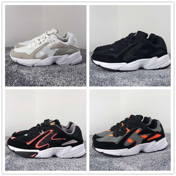 

новое прибытие 2019 yung-1og 600 v4 мужские кроссовки мужчины высокое качество kanye west кроссовки og папа обувь мода тренер размер 40-45