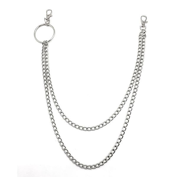 

улица большое кольцо кулон ключ цепь панк брюки битник брелоки брюки жан хип-хоп поп брелок portachiavi аксессуары, Silver