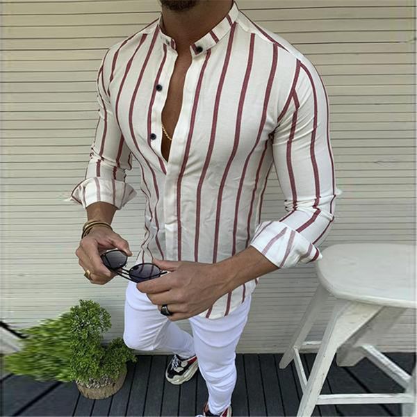 

feitong 2019 new arrivals fashion unique style mens summer ethnic pattern printed half sleeve henley shirts blouse striped shirt, White;black
