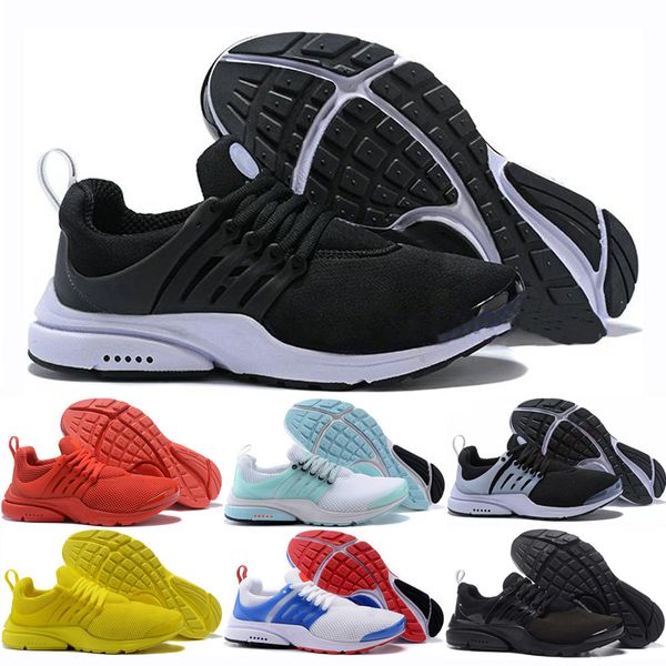 

new arrival presto br qs breathe yellow black white blue men women prestos running shoes sport sneakers mens trainer shoes