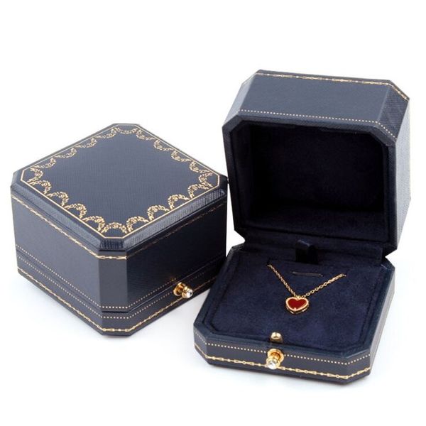 

necklace box diy cute high-end jewelry packaging box european princess proposal wedding ring necklace locket customized