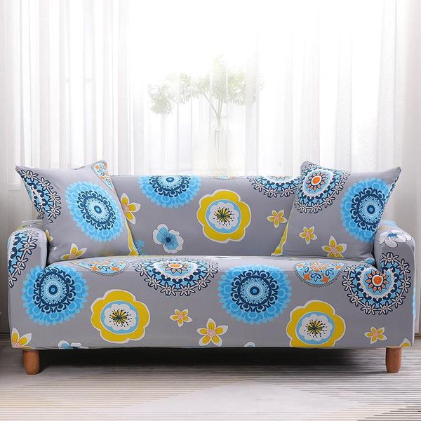 50 Floral Stretch Sofa Cover Cotton Elastic All Inclusive Chair