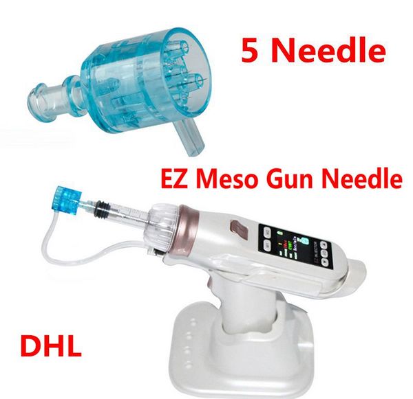 5 Cartucho de agulhas de substituição de agulha para EZ Vácuo Mesoterapia Meo Gun Microneedle System Cuidados com a pele