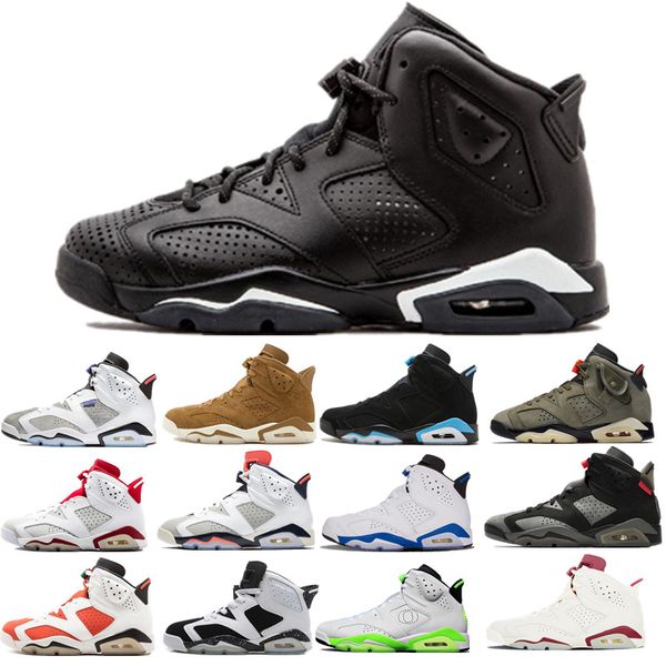 

wholesale og maroon 6s gatorade 6 basketball shoes unc infrared red sport blue men sport shoes size eur 41-47 ing