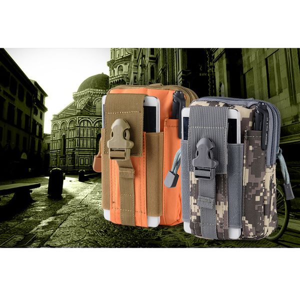 

outdoor multi-functional bag portable tactical pocket bag phone waist wearing belt running sport for camping hiking